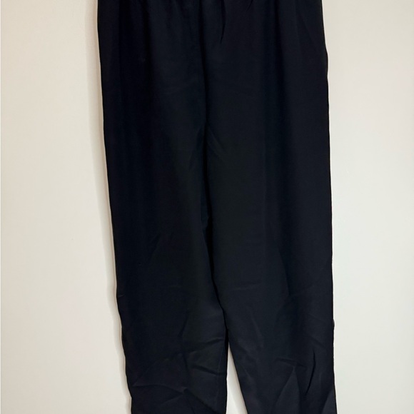 David Hollis vintage Black 100% silk Highrise pants in size 12 - Picture 3 of 8